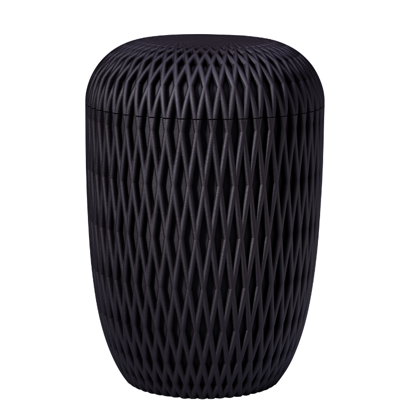 BESTLA black 3D print with braided pattern