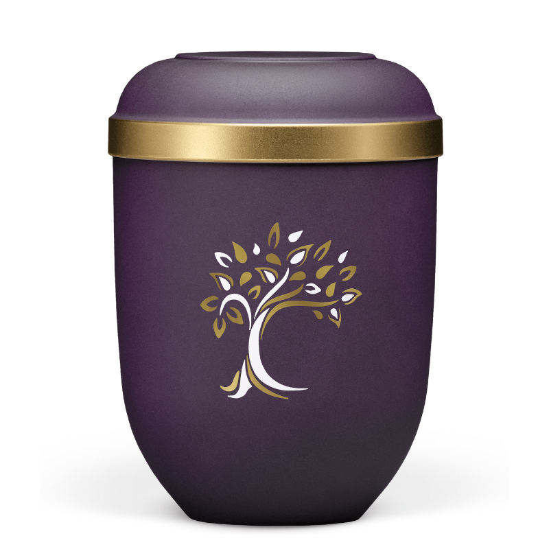 GEFN Matte Purple with Gold Trim and TREE No. 21330 ARB