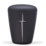HEIM VELOUR BLACK NR. 26208 W. SILVER CROSS
