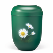 Gefn moss green with daisies, no. 21170