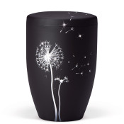 Atlant biourne, Anthrazit velour, w. dandelion and swarovski 27070