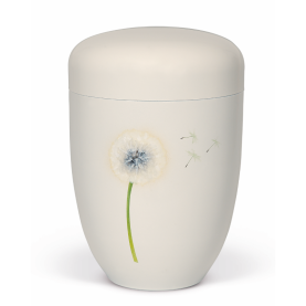 Columbarium cream white with dandelion motif
