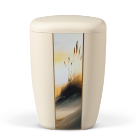 Thor Urn Cream white w. marsh straw by the beach 28235VGS