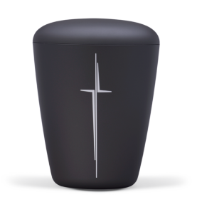 HEIM VELOUR BLACK NR. 26208 W. SILVER CROSS