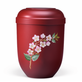 GEFN RED WITH CHERRY BLOSSOMS NO. 21240