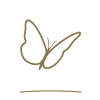 Sommerfugl Symbol - Guld