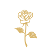 Rose Symbol - Guld