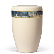 Atlant biourne, beige, dekob&aring;nd med art design 27011