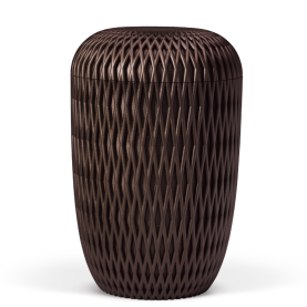 BESTLA Kastanje 3D-print med flet-m&oslash;nster