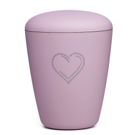 HEIM ROSA NR. 26341 HZ-ROSA M. DOBBELT SWAROVSKI HJERTE