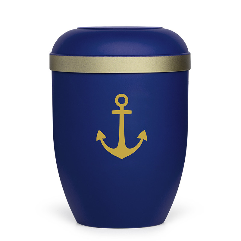 Freja blå m. ankermotiv nr. 707538-ANK