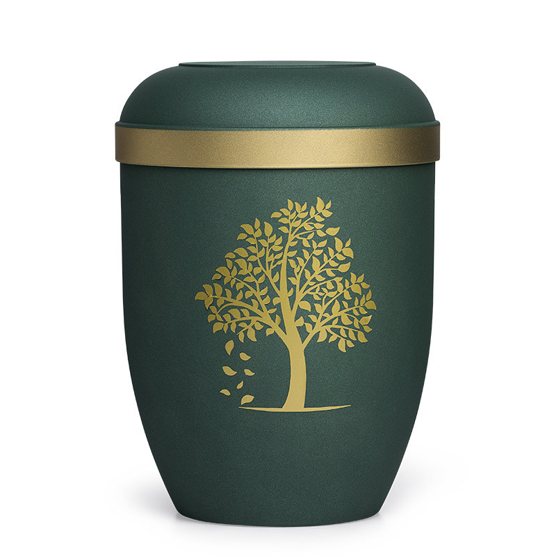 Freja grön m. trämotiv nr. 707831