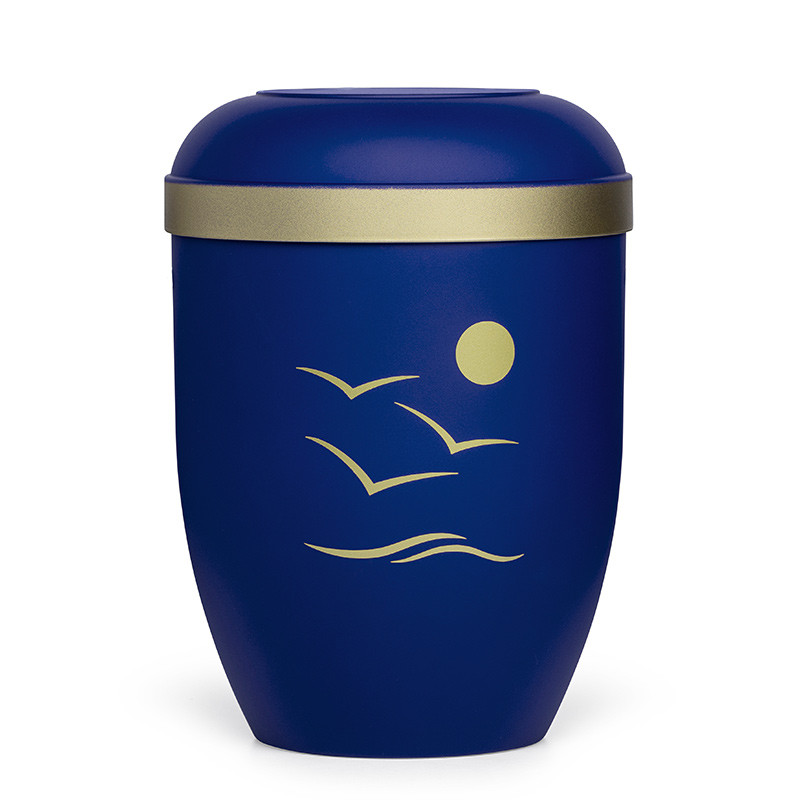 Freja blå m. fågelmotiv nr. 707885