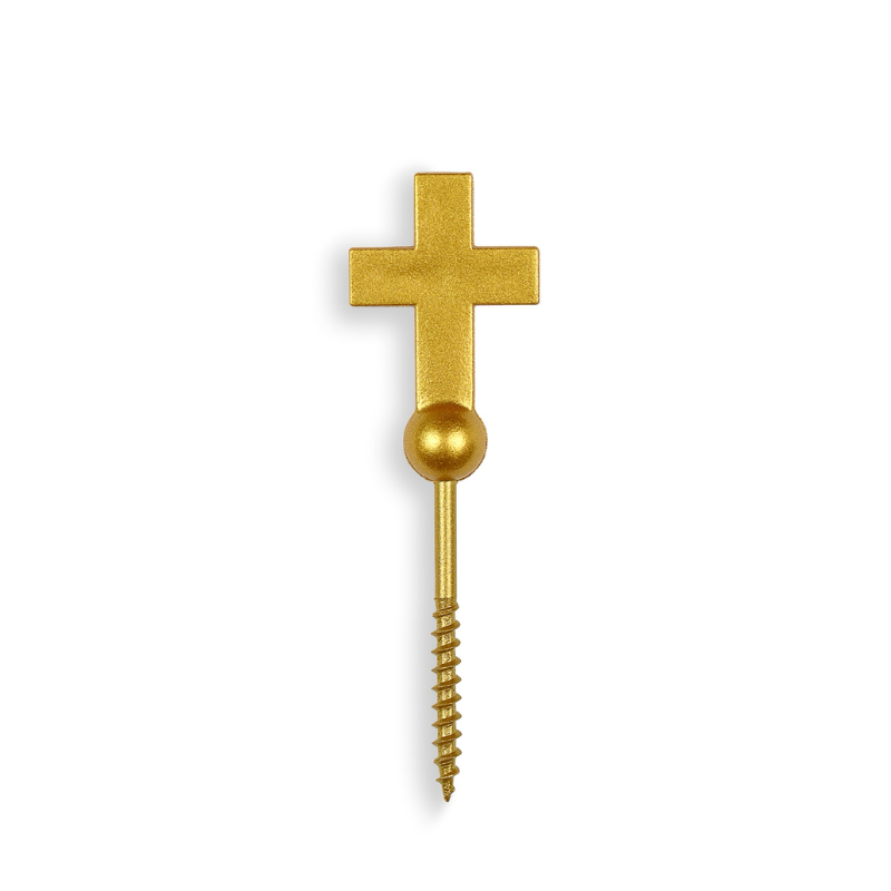 Kistskruv kors guld