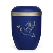 Freja blå m. fredsduvemotiv nr. 707886