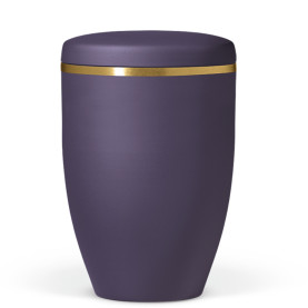 Atlant bio urna, violett velour, med guldkant-27101