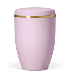 Atlant bio urna, rosa, med guldband 27301