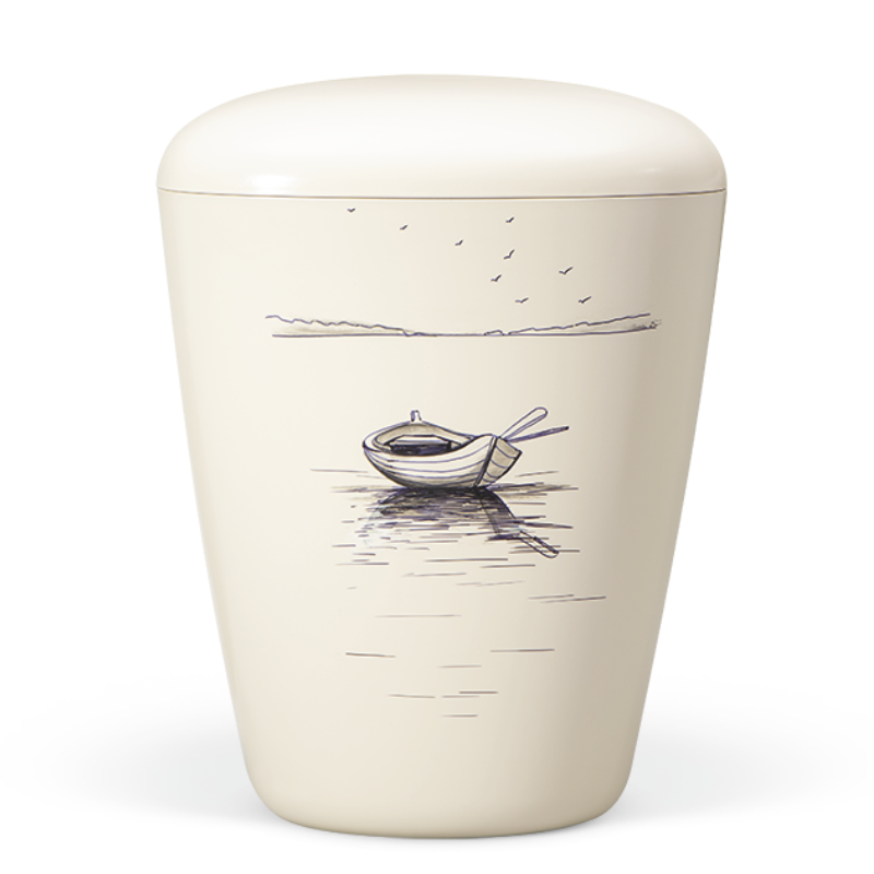 HEIM HVIT VELUR M. B&Aring;ND MED EN B&Aring;T NR. 26163