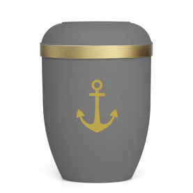 Freja gr&aring; m. solnedgangmotiv 