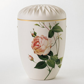 Fryd hvit med rose nr. 106